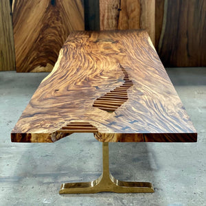 Acacia Dining Table Solid wood live edge
