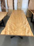 Flame Maple Live Edge Dining table